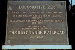 Plaque on D&RGW 2-8-0 #223